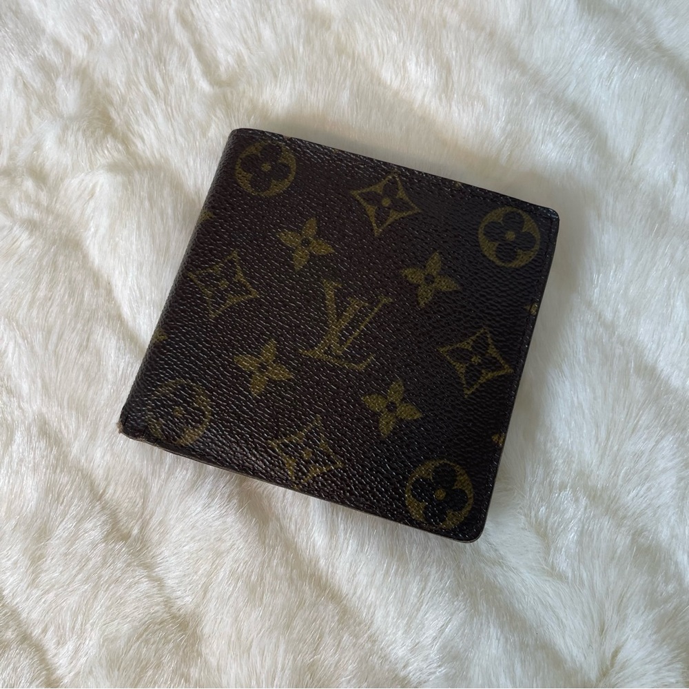 LOUIS VUITTON Porteuille Marco compact wallet vintage men’s bifold - Picture 4 of 16
